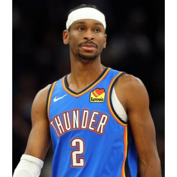 Shai Gilgeous-Alexander-(MVP!)-(Nike)-(Thunder)-(Blue)-(Jersey)-(Used)-(XL)-$90 - Picture 2 of 12